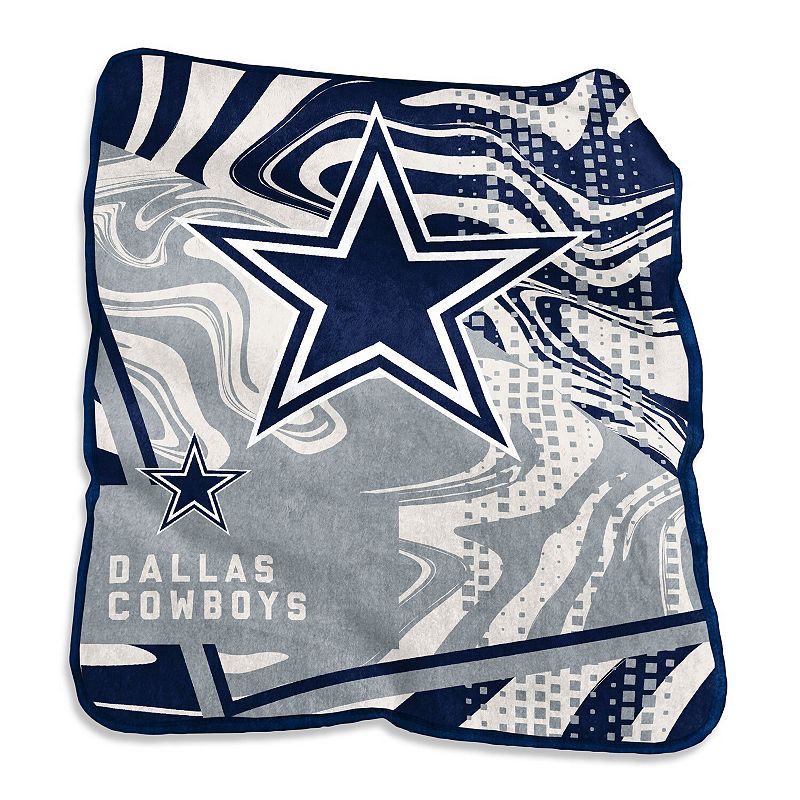 Dallas Cowboys 50 x 60 Swirl Raschel Throw Blanket