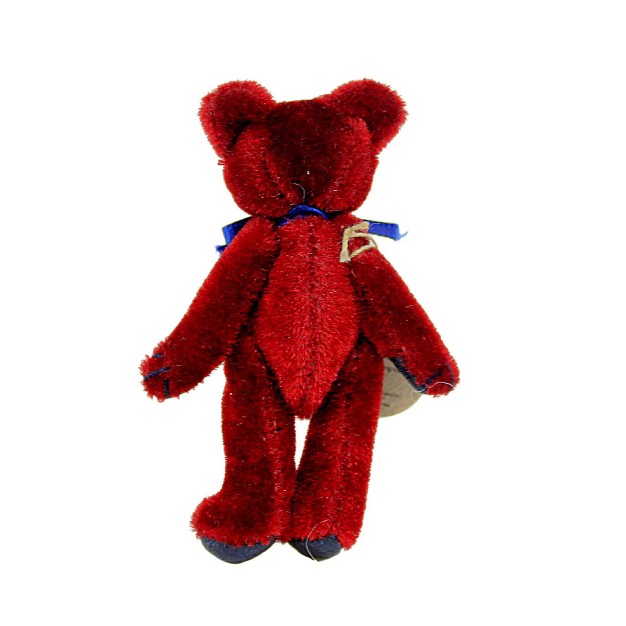 Boyds Bears Plush Thisbey F Wuzzie One Plush Bear 2 75 Inches Teddy Bear Mini Jointed 59516002 Polyester Red