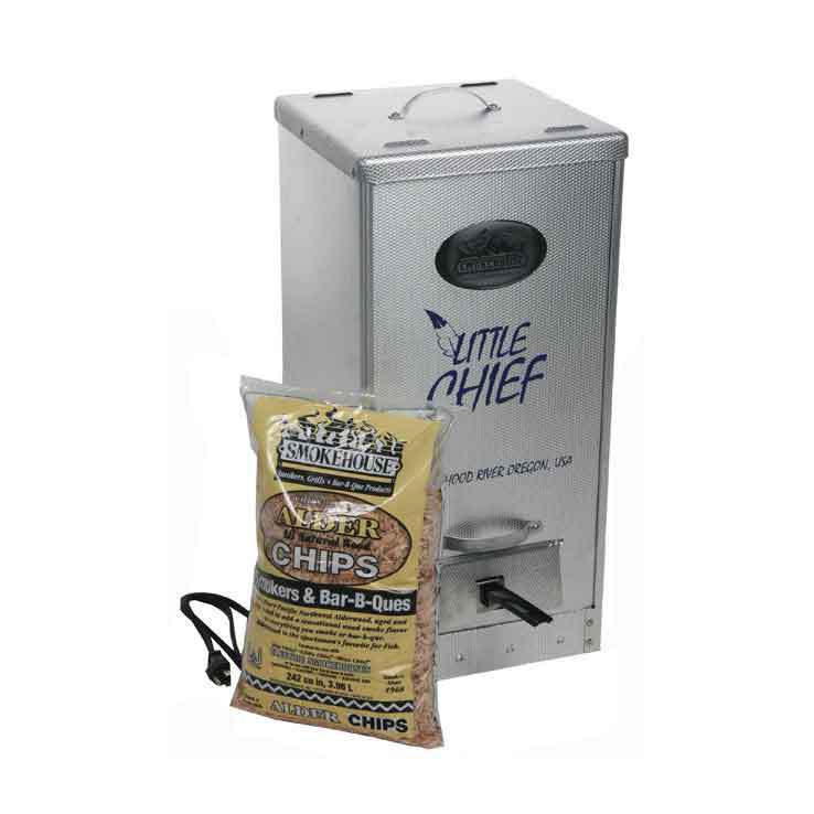 Smokehouse Little Chief Front Load Electric Smoker  Stainless Steel  Stainless Steel