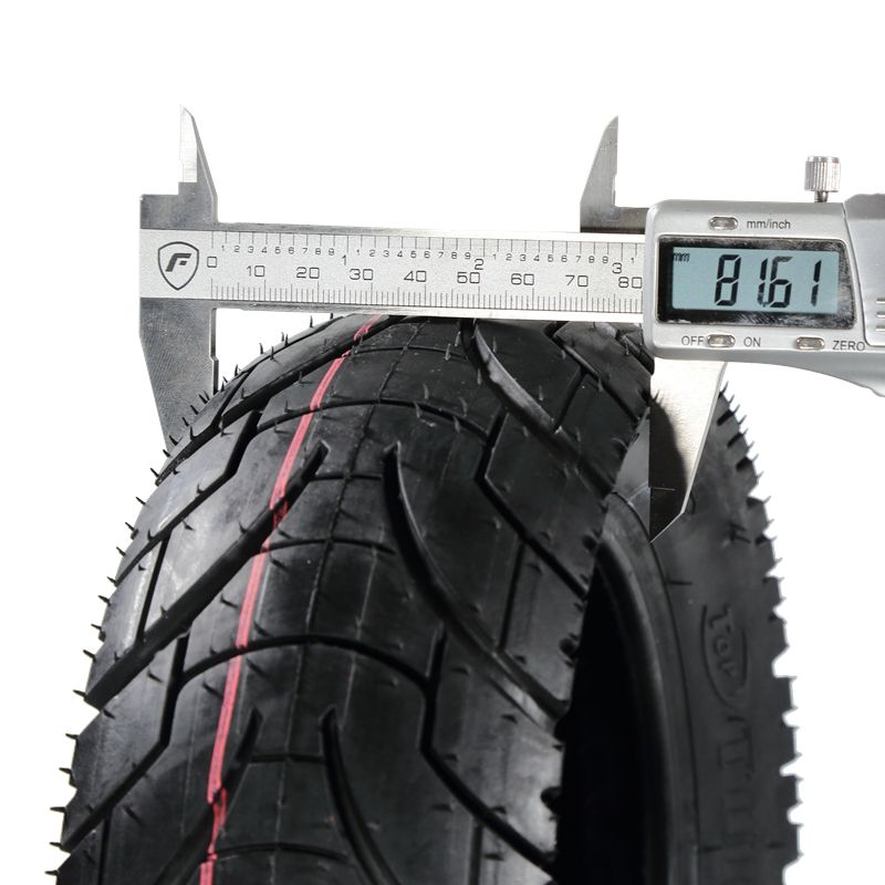 TUOVT 10 Inch Widened City Road Pneumatic Tire for VSETT 10+ ZERO 10X DUALTRON Kaabo Inokim OXO Electric Scooter Urban 80/65 6