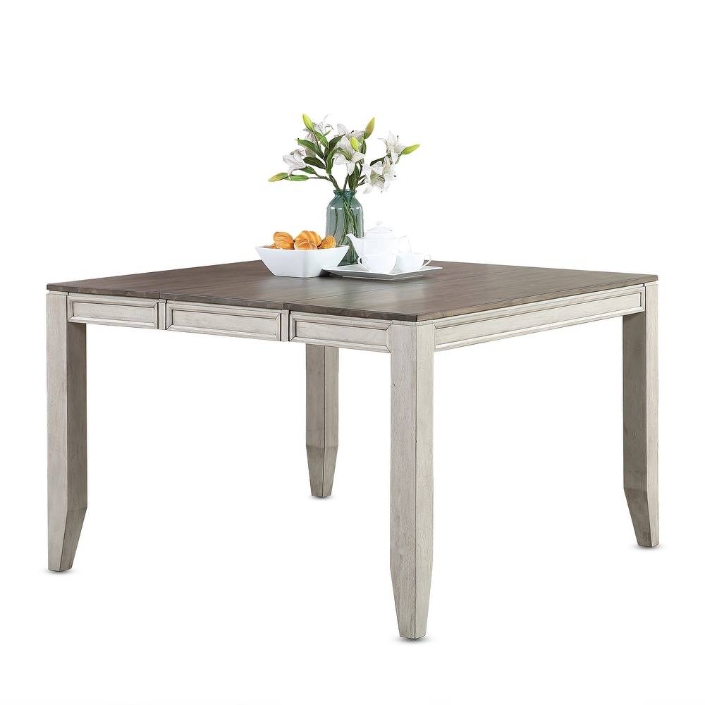 The Gray Barn Aldrich Two tone Smokey Counter Height Table