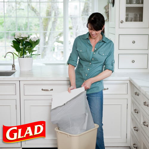 Glad ForceFlex Tall Kitchen Drawstring Trash Bags  CLO78564