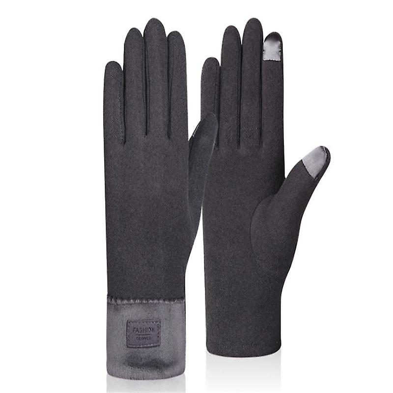 Winter Warm Touch Screen Gloves Ladies Cycling Gloves Outdoor Non-slip Sports Gloves