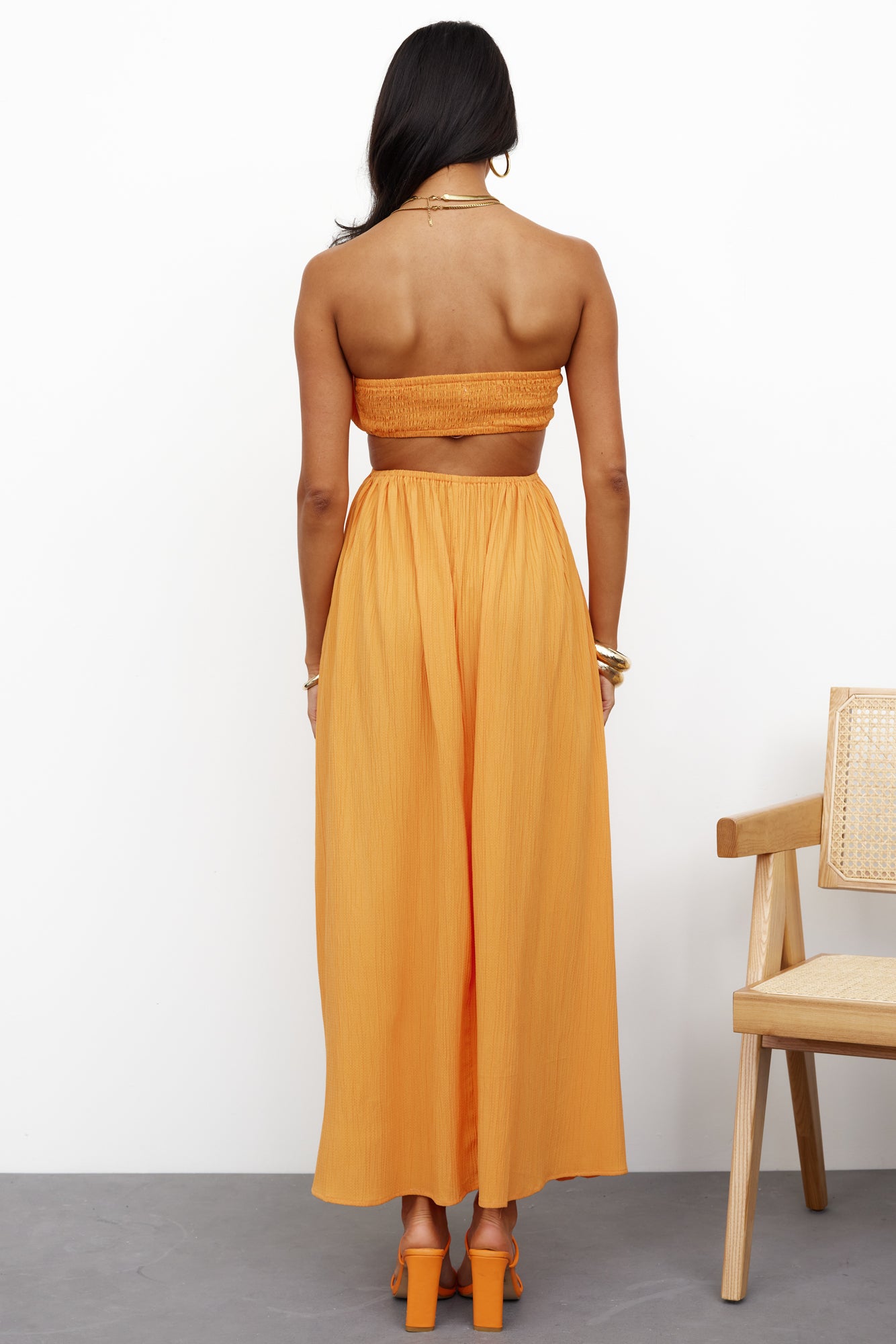 GORG Lover Midi Dress Yellow