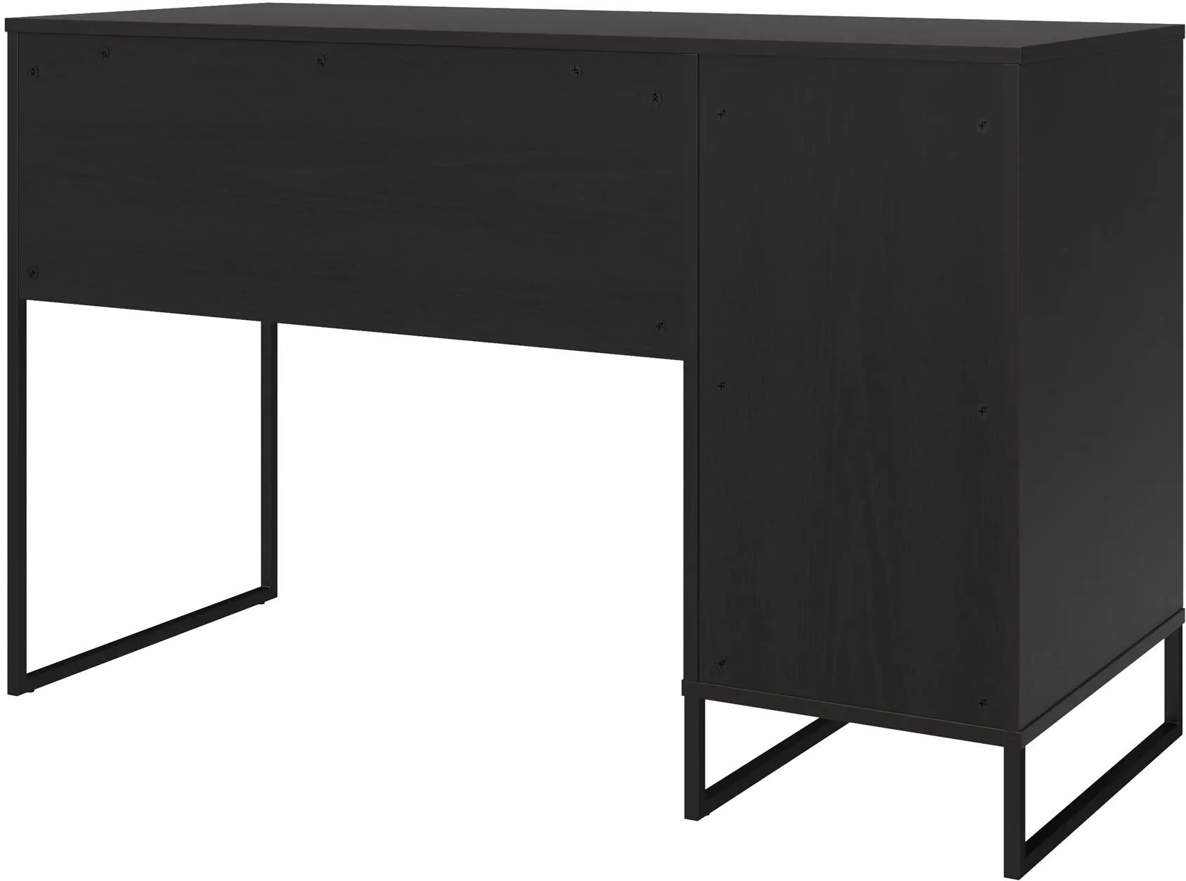 Purdue Black Oak Single Pedestal Computer Desk