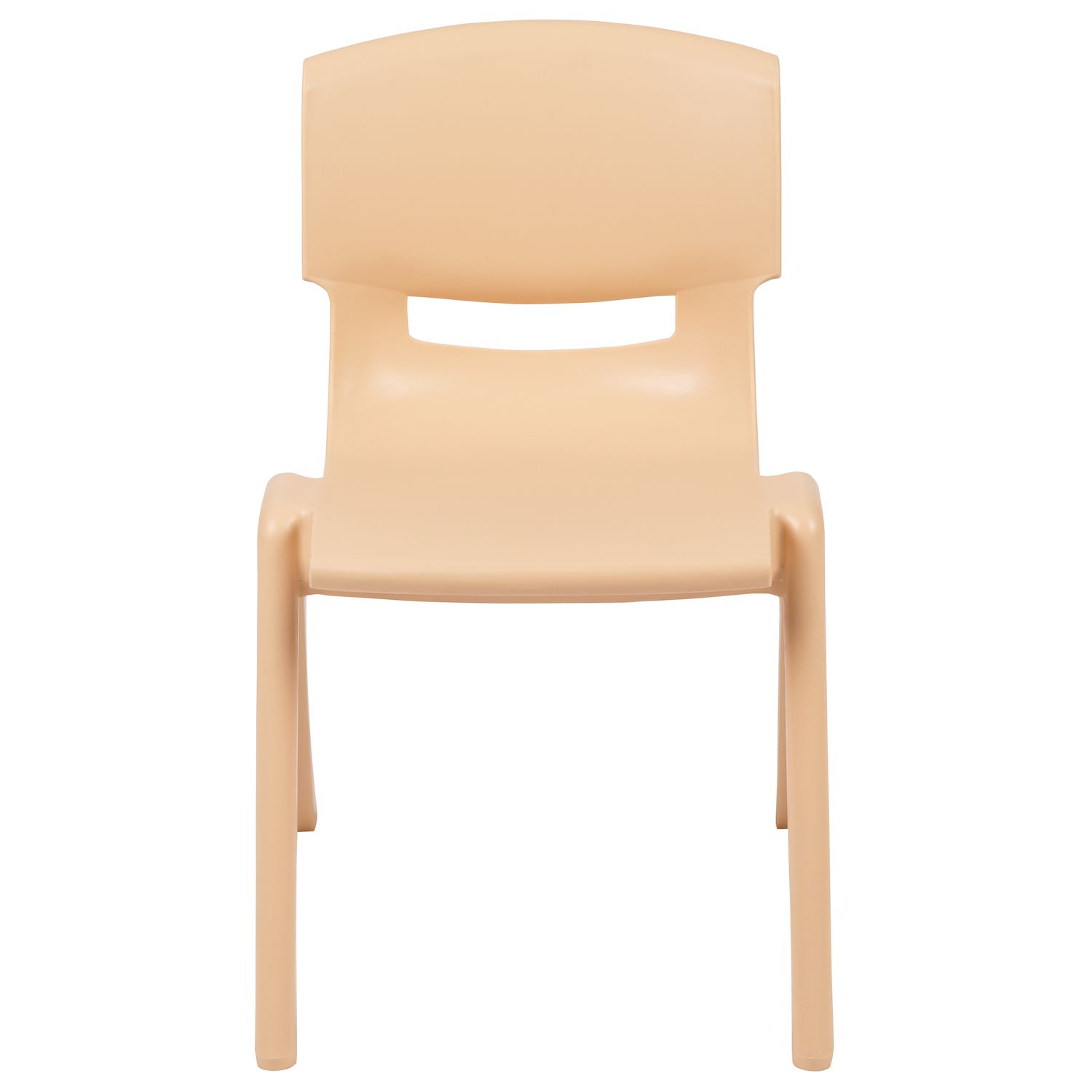 Emma and Oliver 5 Pack Plastic Stackable School Chair with 13.25 Seat Height