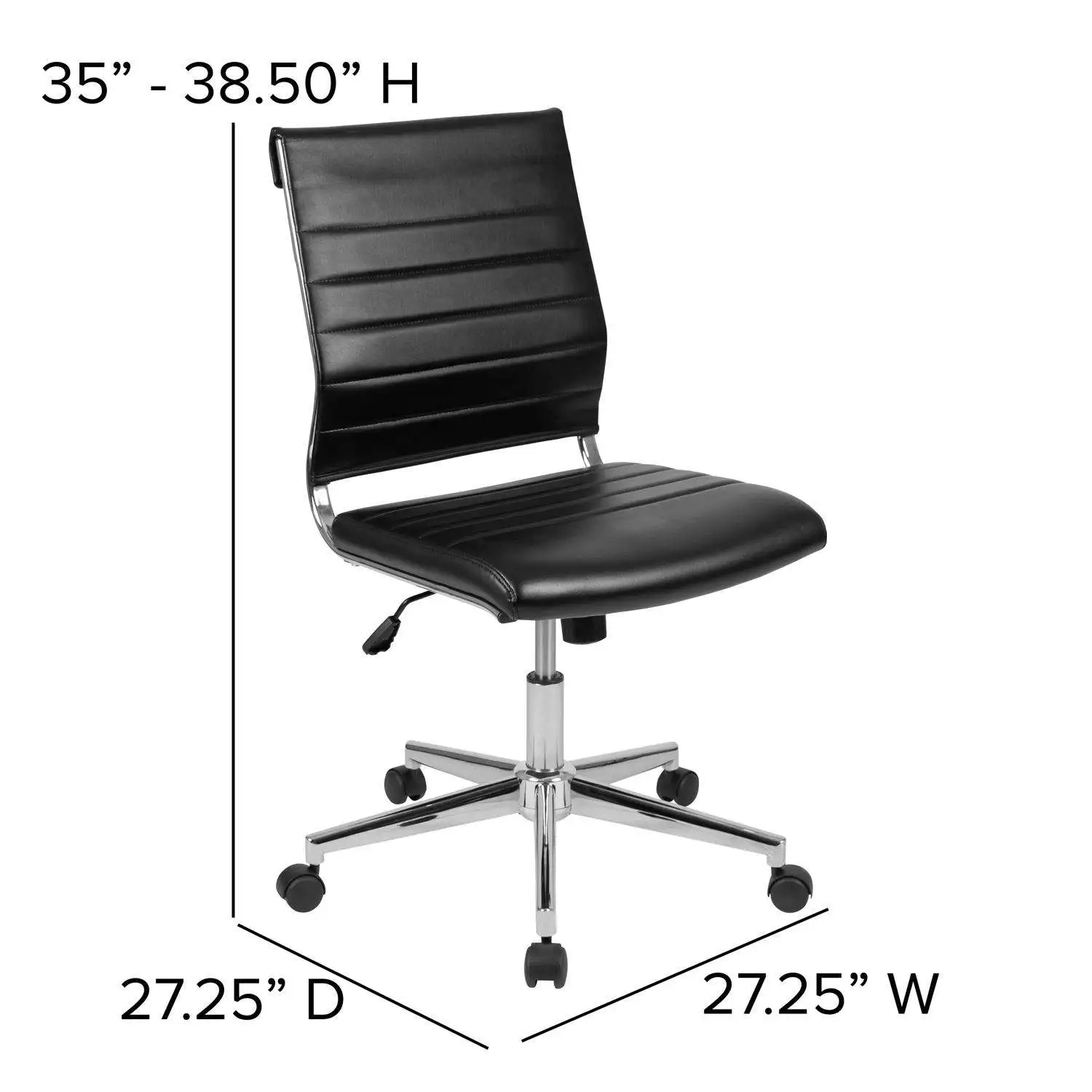 Black Leather Office Chair