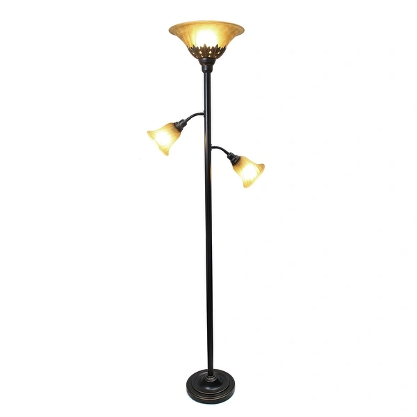 Copper Grove Armlin Bronze Iron 3-light Floor Lamp