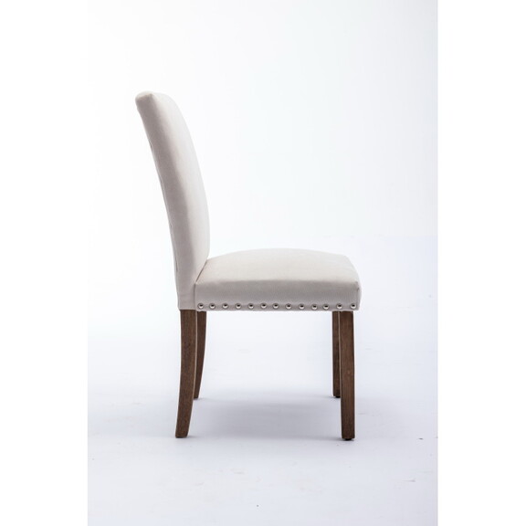 Classic Upholstered Accent Dining Chair  Single Pa...