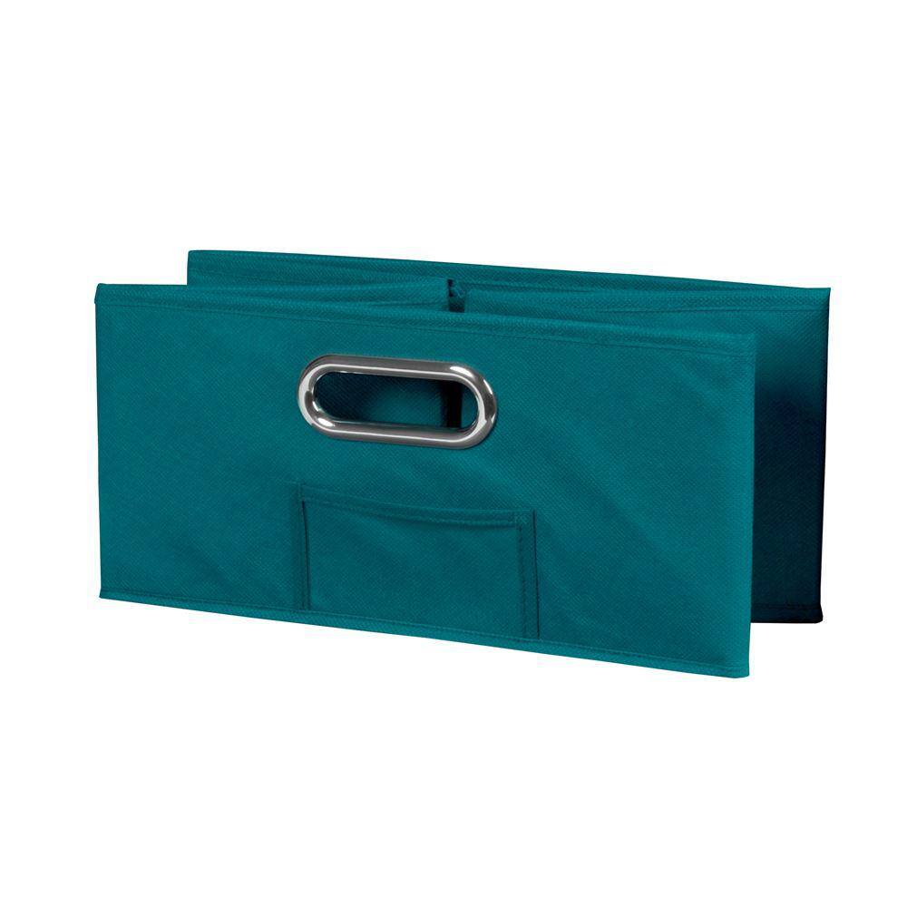 Regency 6 in. H x 12 in. W x 12 in. D Teal Fabric Cube Storage Bin 6-Pack HDCHTOTE066PKTL