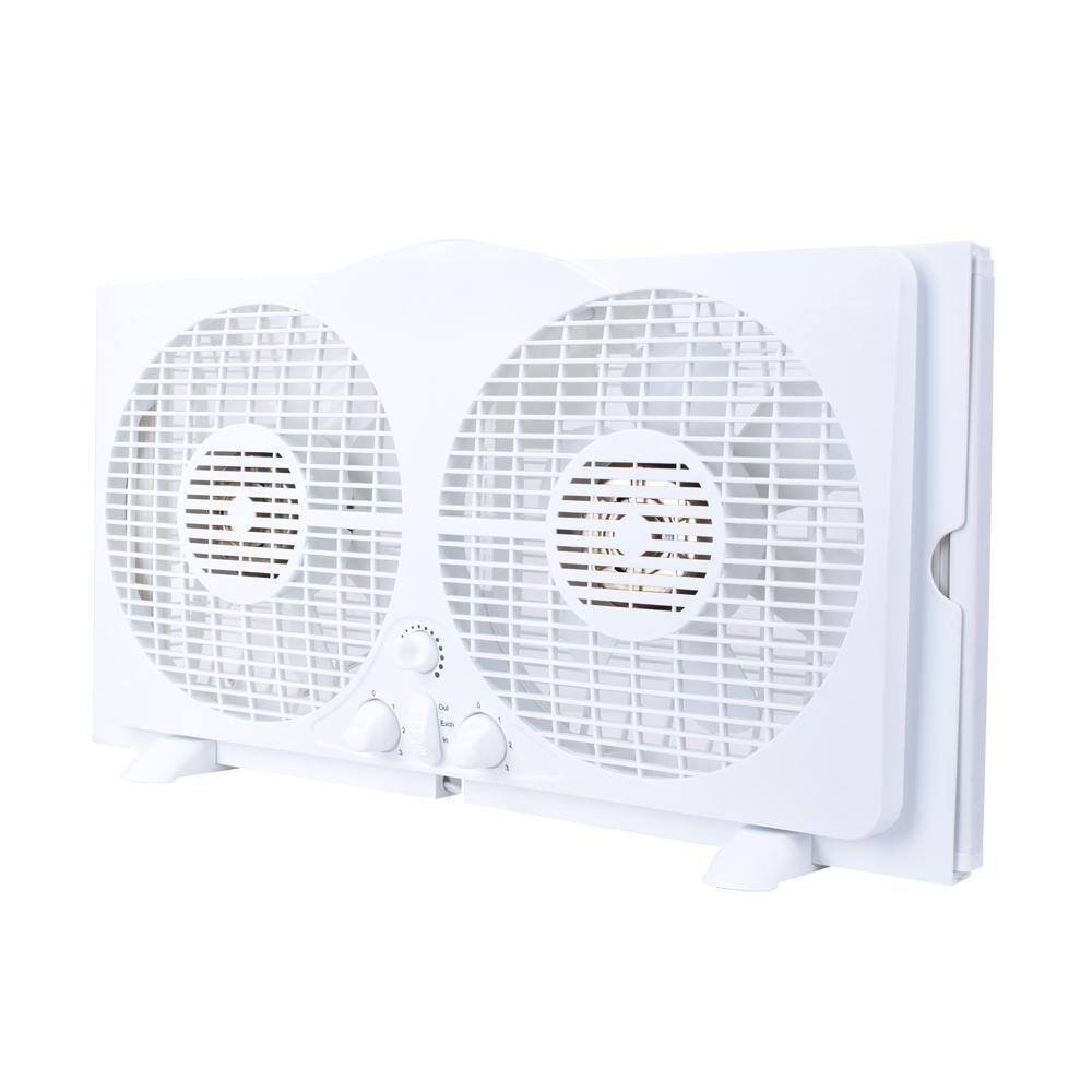 Hampton Bay 9 in. Twin Window Fan WDF9-2