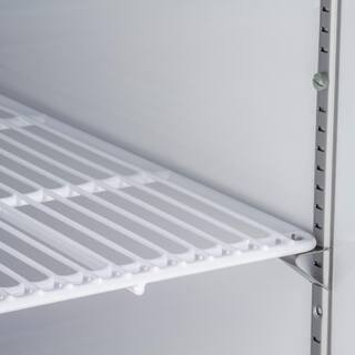 Maxx Cold 26.8 in. 23 cu.ft. Single Door Reach-in Refrigerator Top Mount Stainless Steel with Storage MXCR-23FDHC