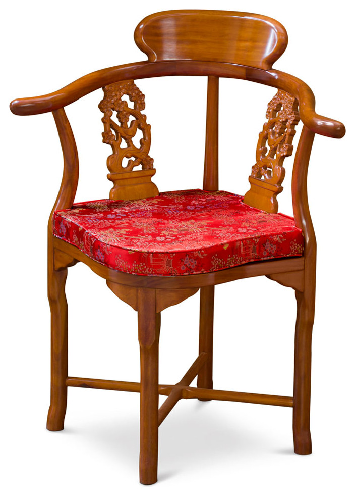 Bird Design Corner Chair   Asian   Armchairs And Accent Chairs   by China Furniture and Arts  Houzz