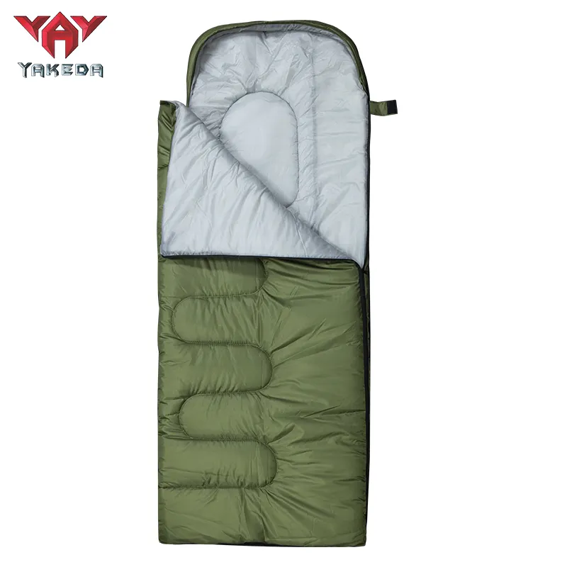 Yakeda Sleeping Bag 3kg Mummy Army green Keep Warm  30 Degree Waterproof Outdoor Camping Tactical Gear Sleeping Bags