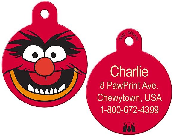 Quick-Tag Disney's Muppets Monster Circle Personalized Dog and Cat ID Tag