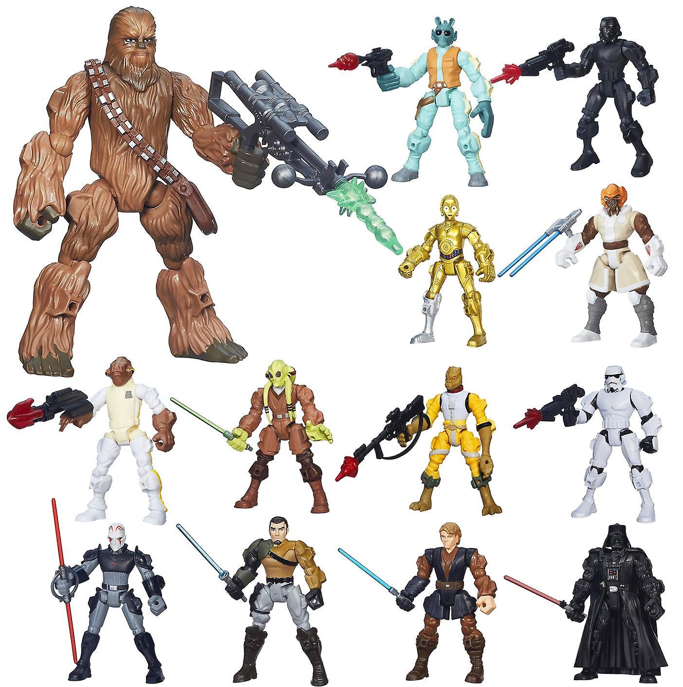 4-Pack Star Wars Hero Mashers Flexible Action Figures 15cm