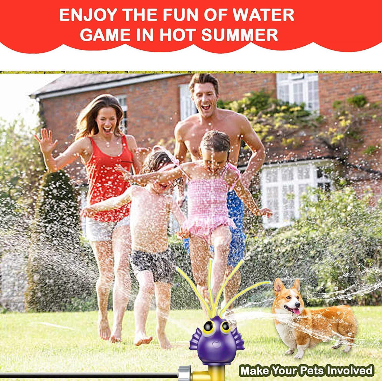 Outdoor Toys for Toddlers， Water Sprinkler Toys Summer Water Toys for Kids