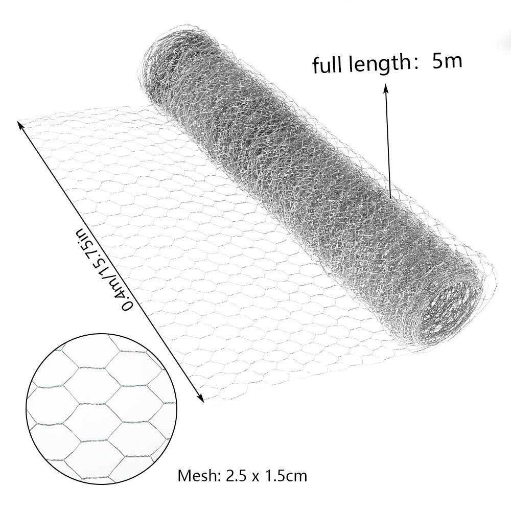 Hardware Cloth,NKTIER Chicken Wire Galvanized Mesh Fence Mesh Rabbit Mesh Fence Cage Vegetable Garden Fence Mesh Cloth