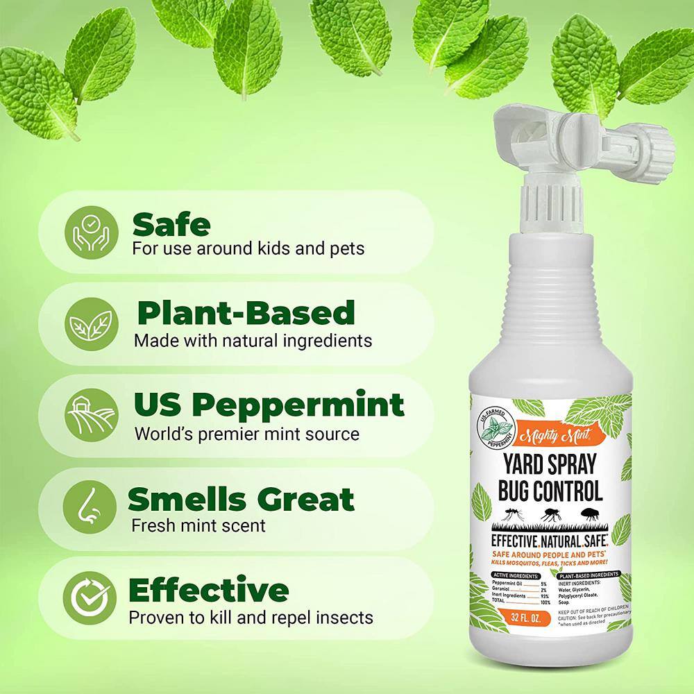 Mighty Mint 32 oz. Yard Spray Bug Control Peppermint Spray YS-32