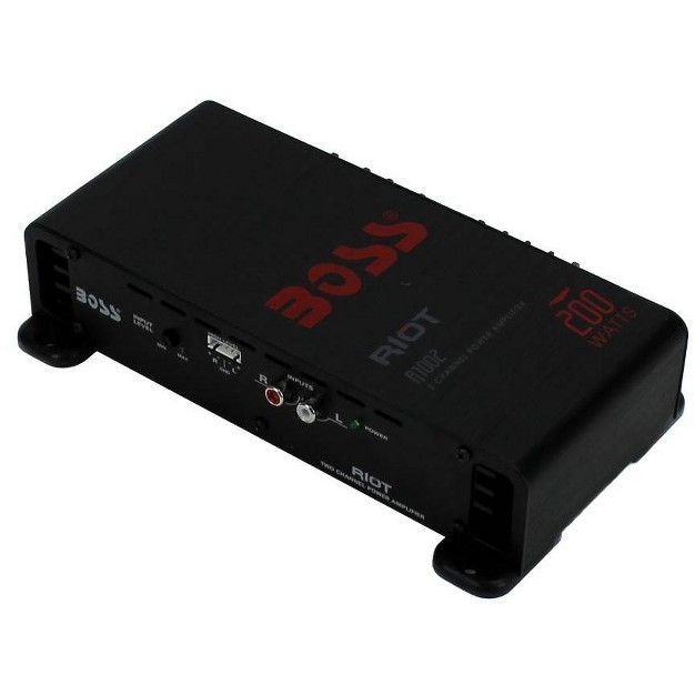 Boss R1002 200w 2 channel Riot Car Audio High Power Amplifier Amp 200 Watts