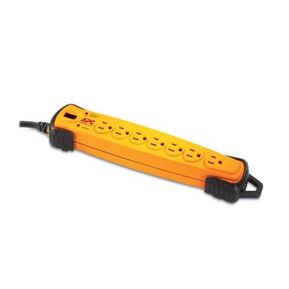 APC Yellow SurgeArrest 8-ft Surge Protector with 7 outlets Power-Saving  dataline protection PDIY7