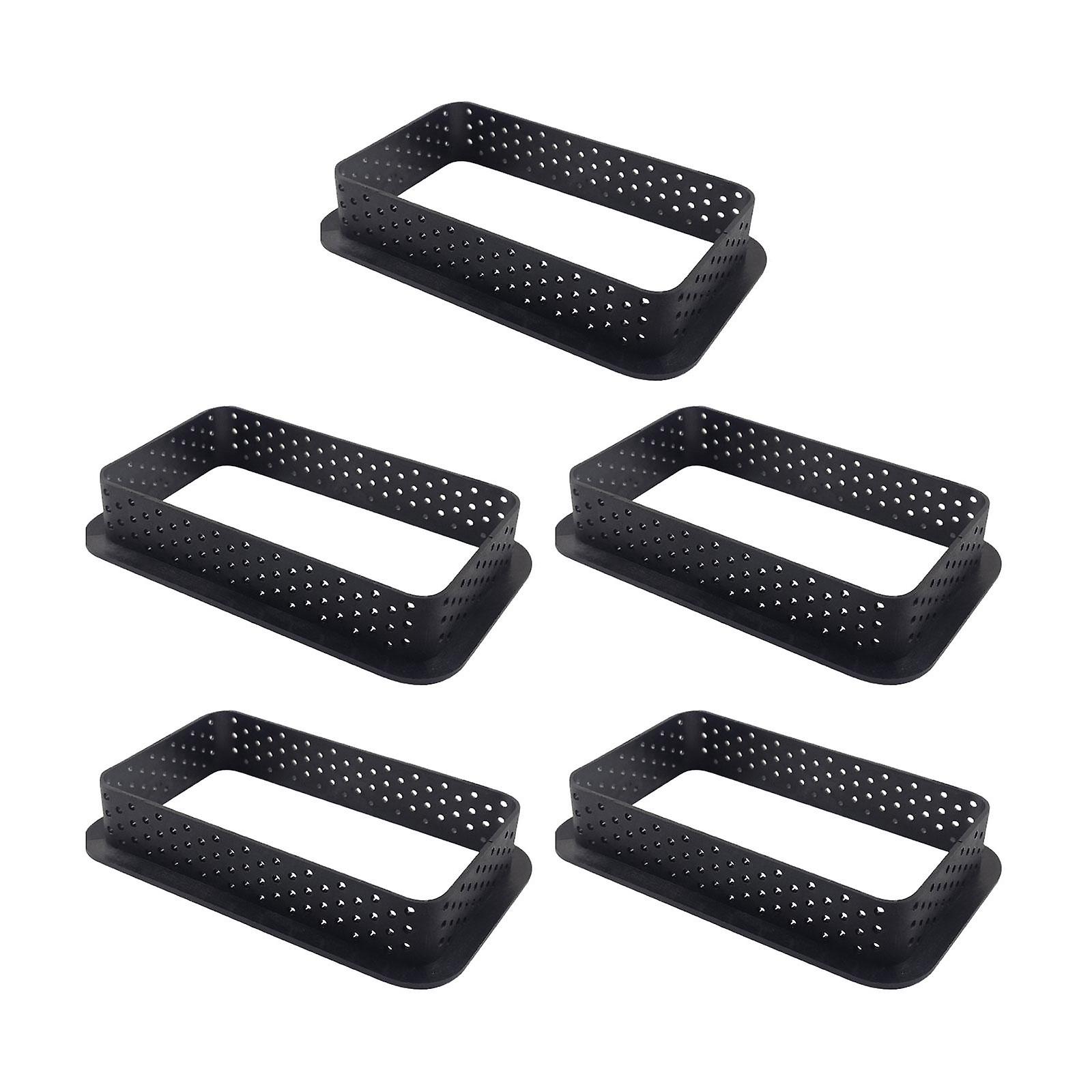 5x Perforated Cake Mold Cutter Bakeware Baking Dish For Pies Muffins Cookies D