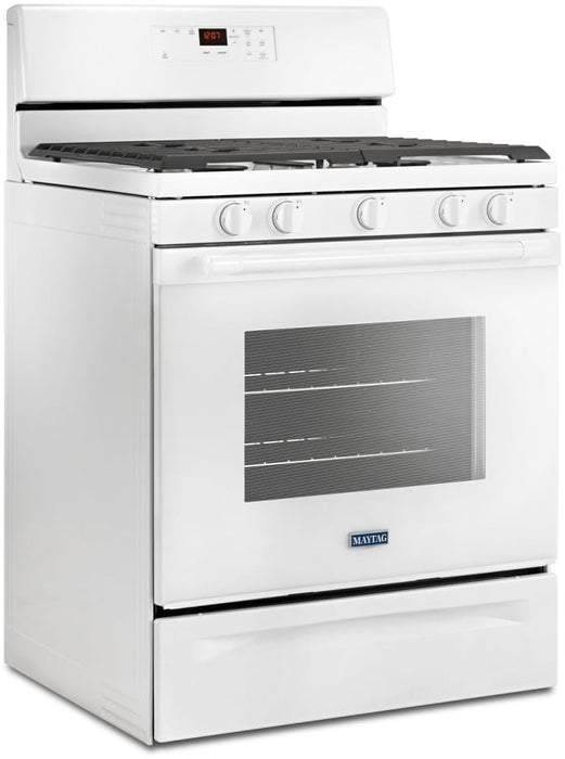 Maytag MGR6600FW 30Inch 50 Cu Ft Wide Gas Range With 5th Oval Burn