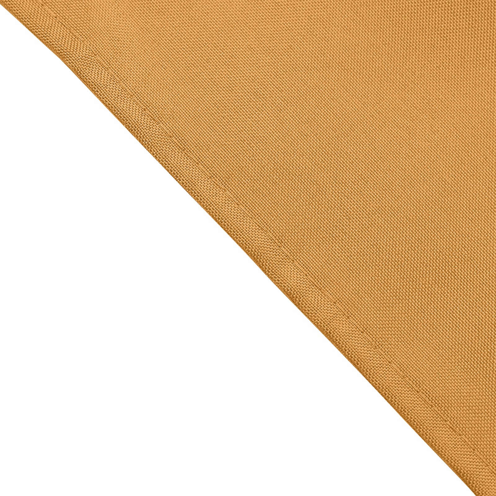 5 Pack Gold Cloth Napkins with Hemmed Edges, Reusable Polyester Dinner Linen Napkins - 17