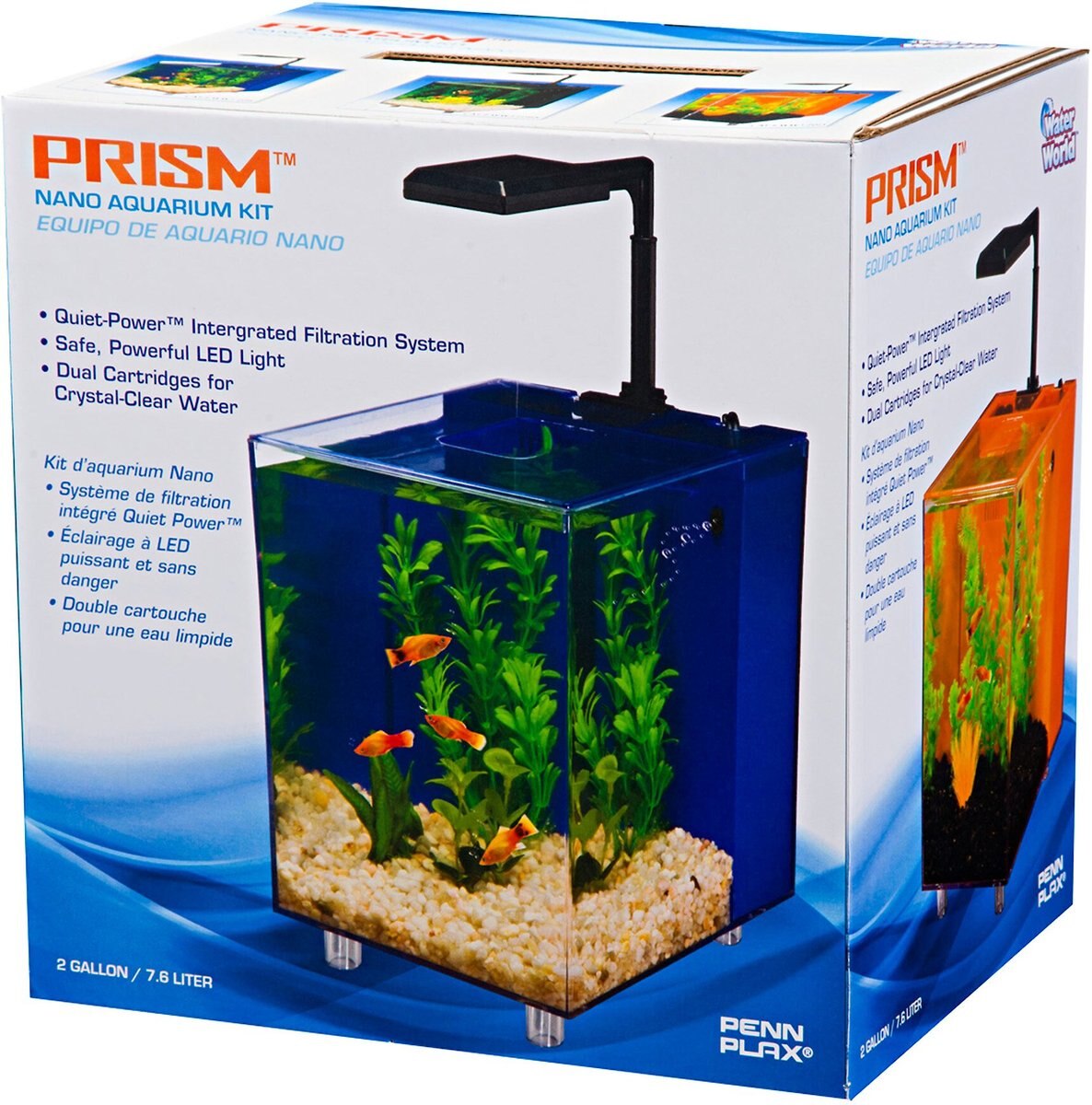 Prism Desktop Aquarium， 2-gal