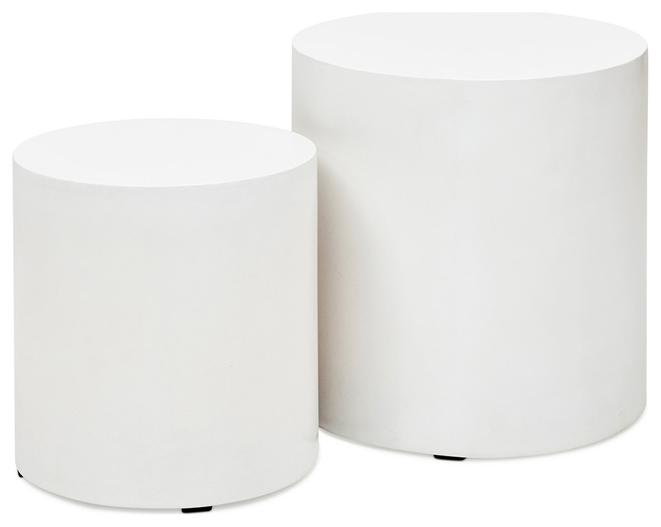 Zoey Pedestal Ivory (Set Of 2)   Transitional   Coffee Table Sets   by Rustic Home Furniture Deco  Houzz