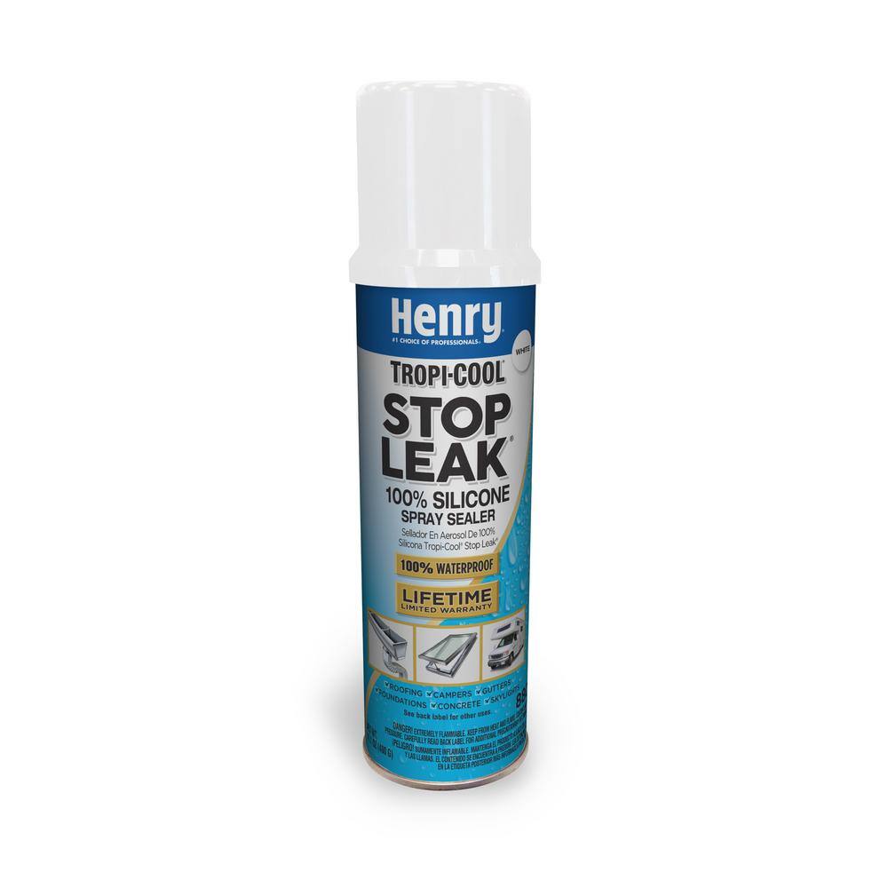 Henry 880 Tropi-Cool Stop Leak 100% Silicone White Spray Sealer 14.1 oz. HE880W025