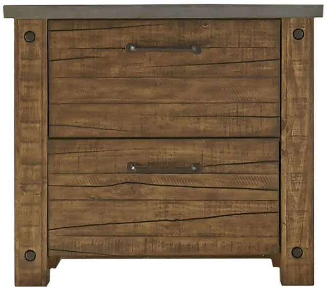 Japer Rustic File Cabinet