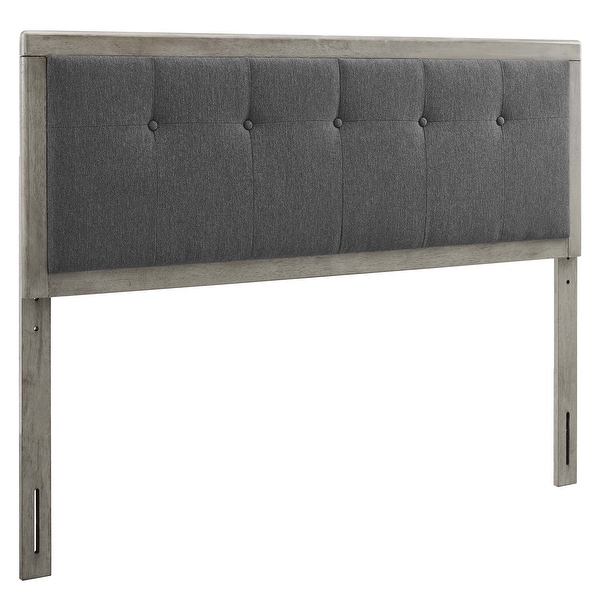 Draper Tufted Fabric and Wood Headboard - - 32028874