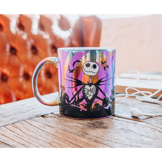 Silver Buffalo Disney The Nightmare Before Christmas Hypno Jack Ceramic Mug Holds 20 Ounces