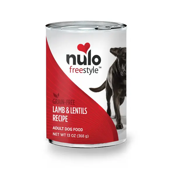 NULO 13 oz FreeStyle Adult Dog Grain Free Lamb andand Lentils Canned Dog Food