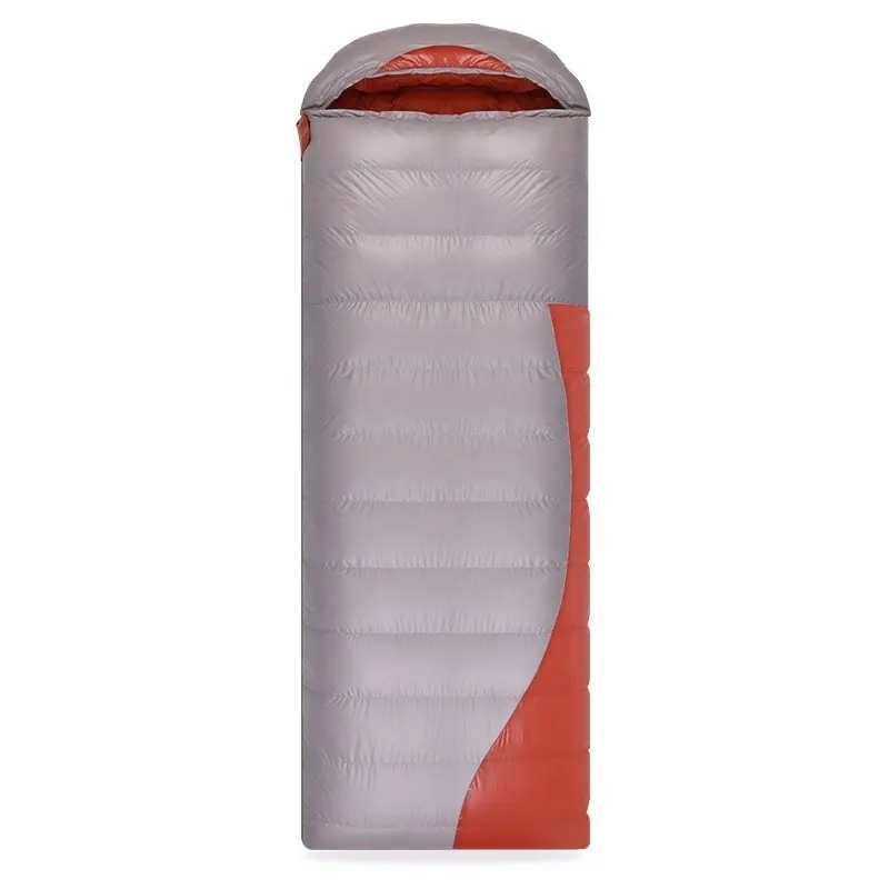 2023 Factory wholesaler custom winter adult outdoor camping goose down waterproof sleeping bag