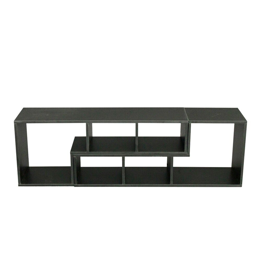 Double L Shaped TV Stand，Display Shelf