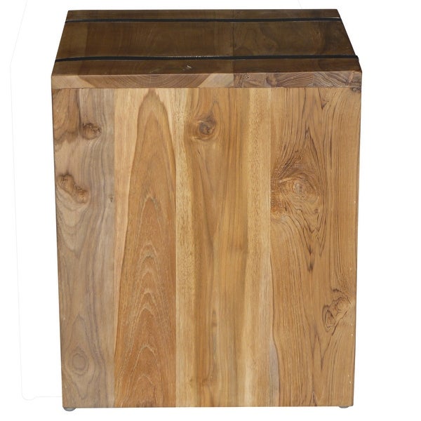 Recycled Teak Wood Lubang Side Table