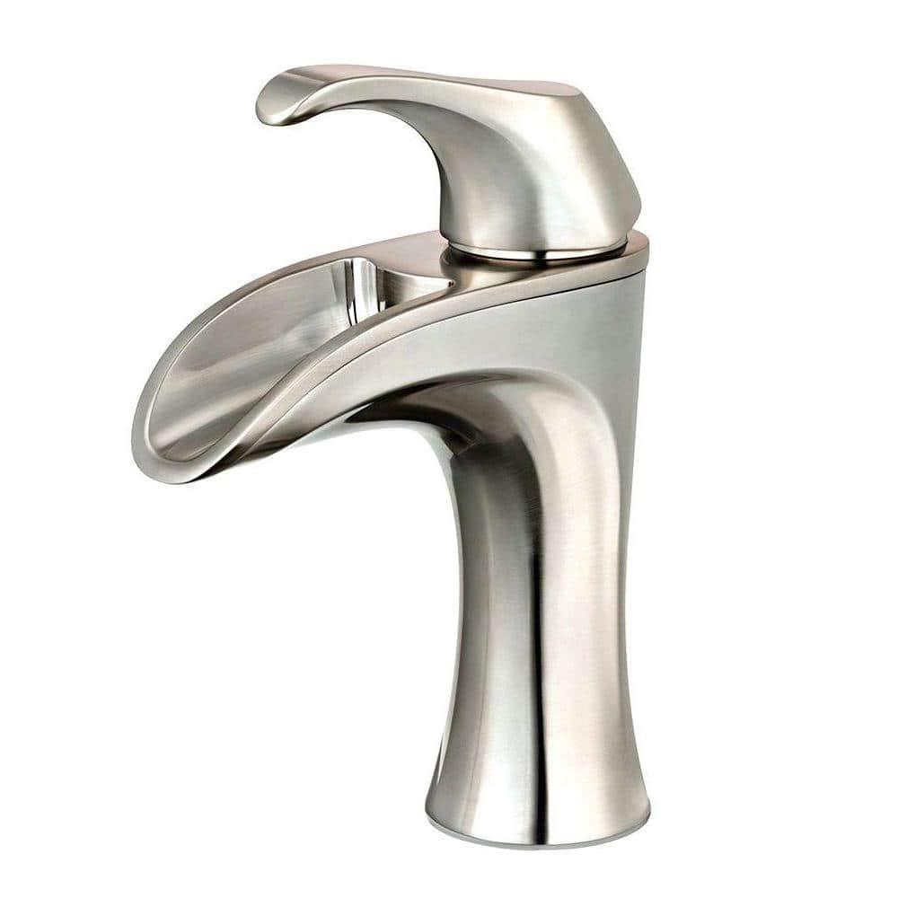 Pfister Brea 4 in Centerset SingleHandle Bathroom Faucet in Brushed Nickel