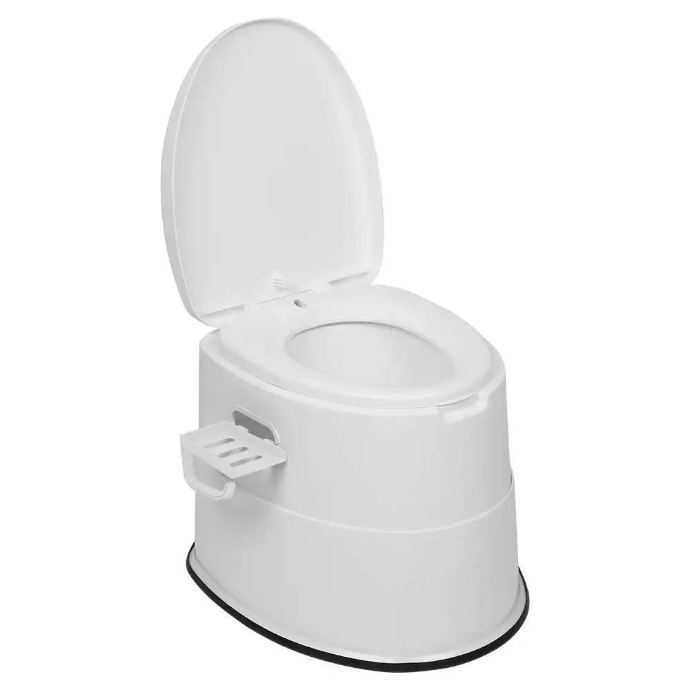 Portable Travel Toilet Detachable Toilet Lightweight Outdoor Indoor Toilet for Camping Grey/White/Brown