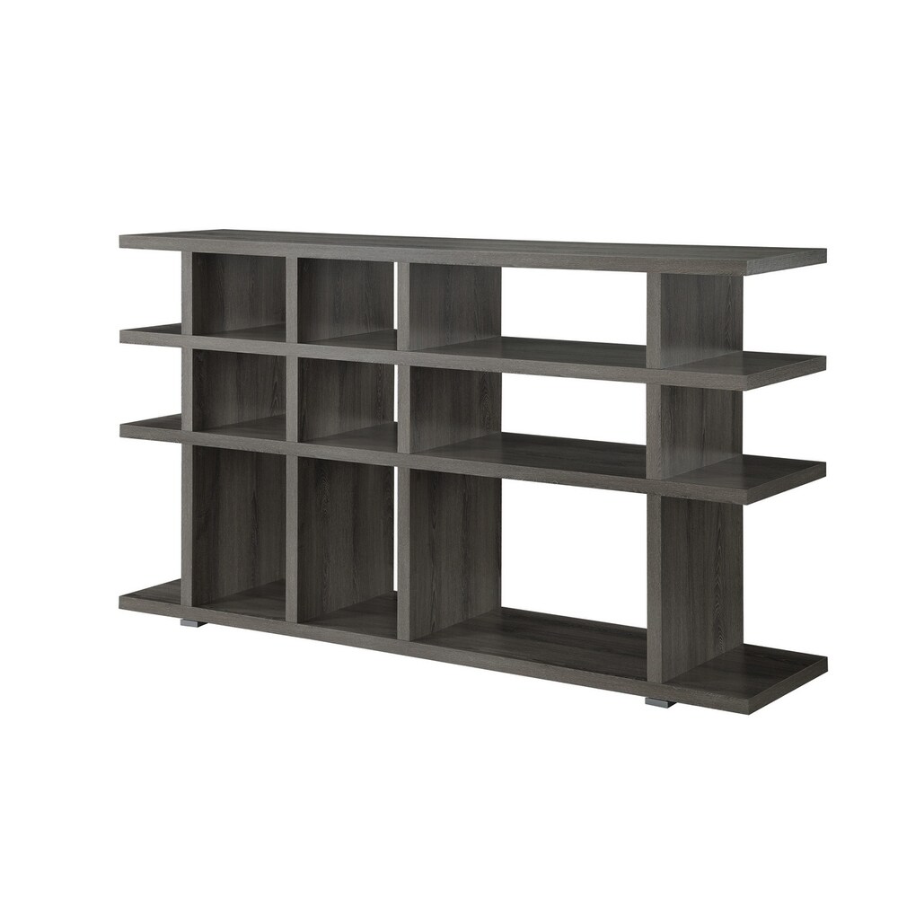 Coaster Furniture Santos Weathered Grey 3 tier Bookcase
