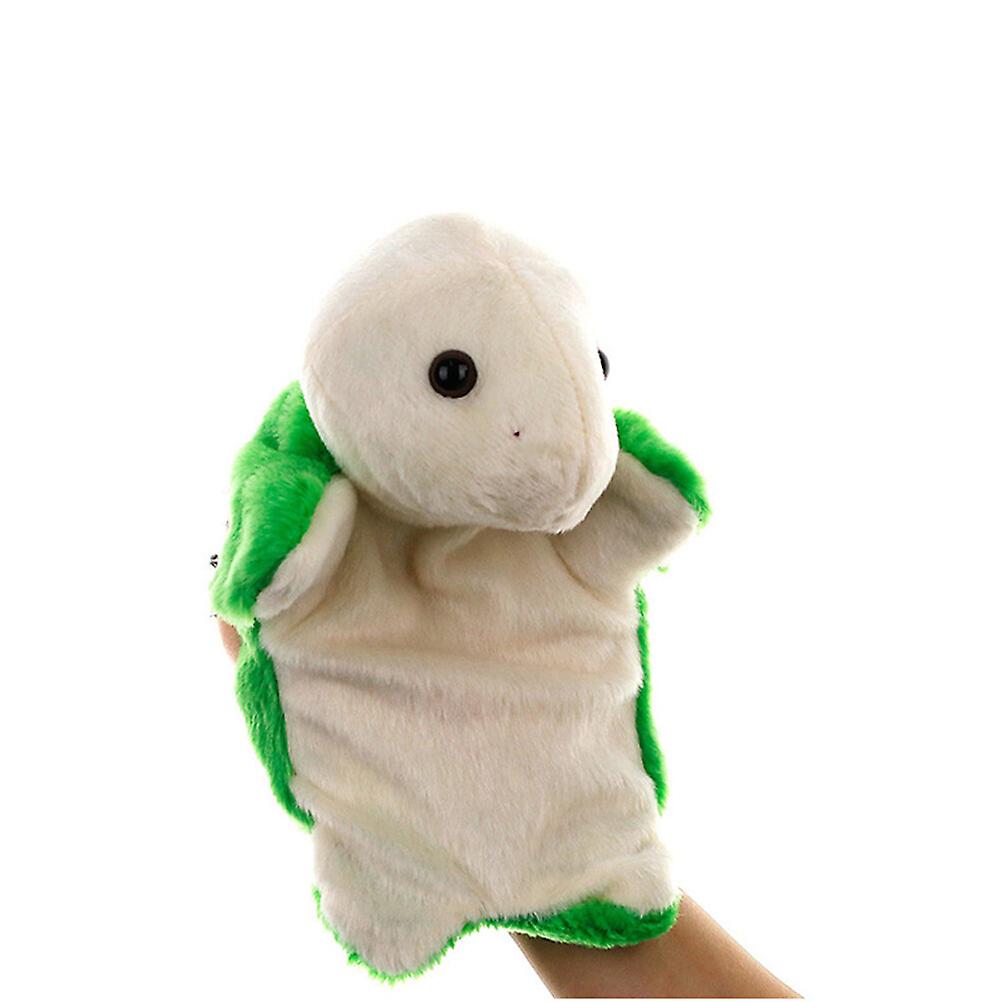 1pc Cartoon Animal Hand Puppet Toy Adorable Turtle Hand Puppet Toy Plush Hand Puppet Toy Funny Storytelling Hand Puppet Toy Parent-child Interactive H