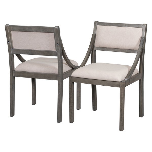 Wood Dining Chairs Set of 2