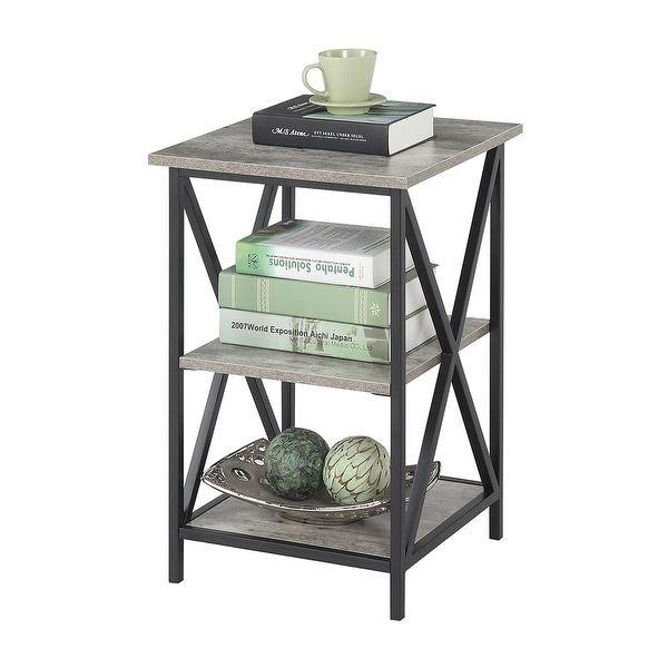 Carbon Loft Ehrlich 3 Tier End Table with Shelves