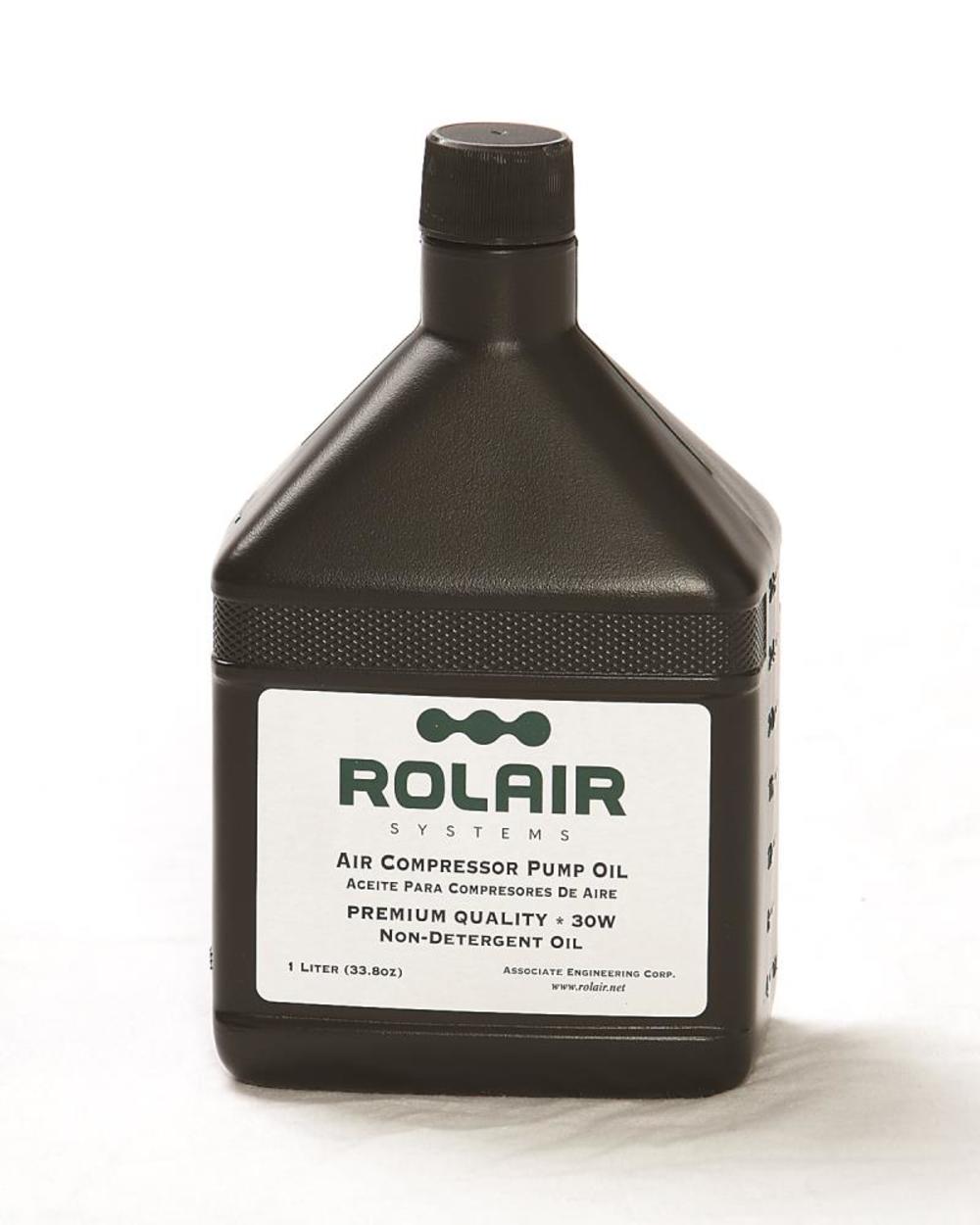 Rolair 34 oz (Bottle) Standard 30 wt Air Compressor Oil OILCOMP30W34 from Rolair