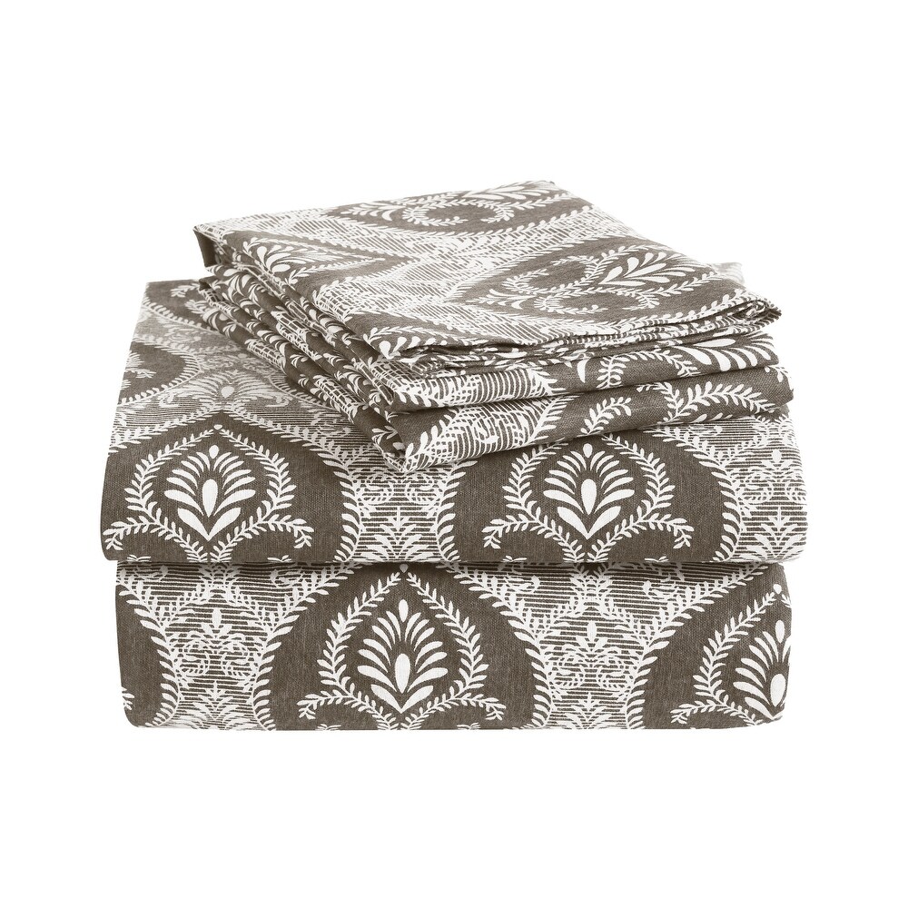 Superior Delevingne Fleur de Lis Deep Pocket Sheet Set