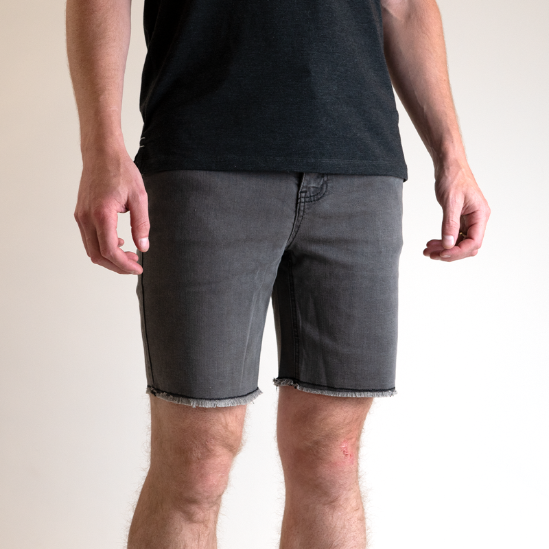 Stretch Jorts - Faded Grey by Handup Gloves