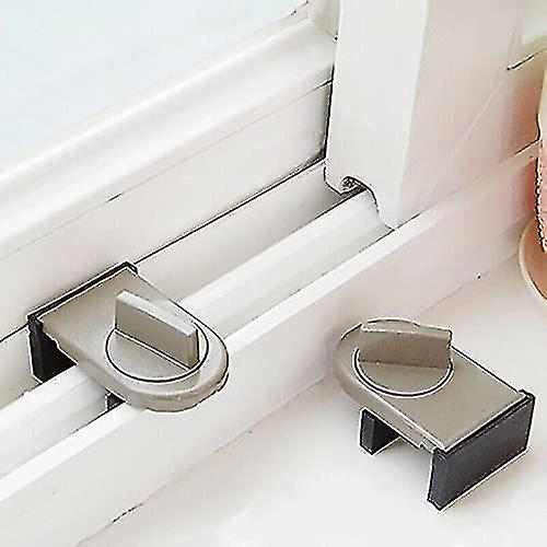 2pcs Sliding Sash Stopper Cabinet Locks，cabinet Locks Anti-theft Sliding Window Lock