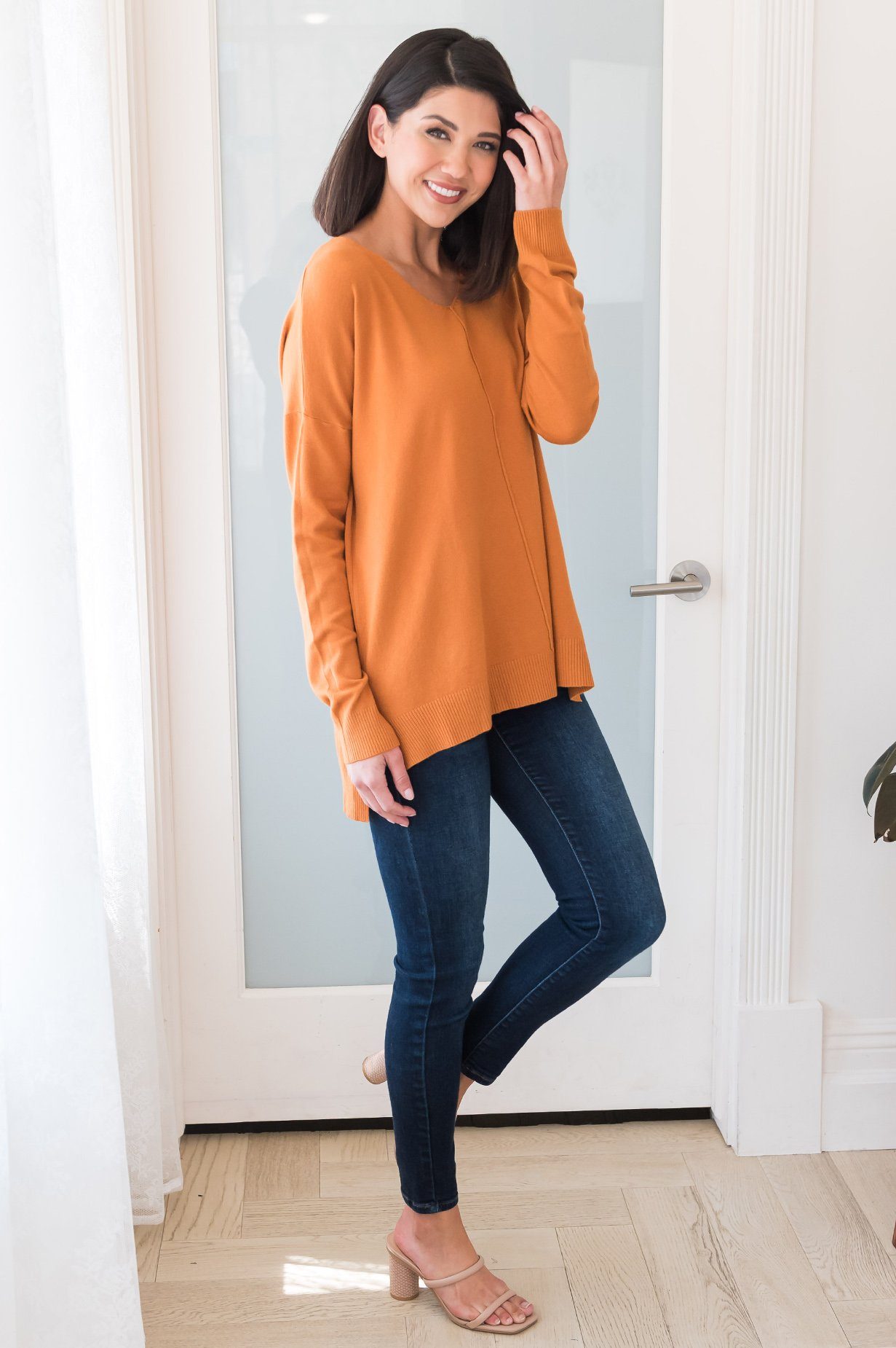 Harvest Season Modest Sweater