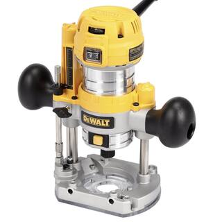 DW 7 Amp Corded 1-14 Horsepower Compact Router with Plunge Base and Bag DWP611PK